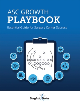 E-book cover image: ASC Growth Playbook Essential Guide for Surgery Success